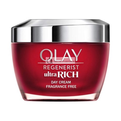 Olay Regenerist Ultra Rich Day Cream Non-Greasy Texture with Vitamin B3 Peptides and Shea Butter Fragrance-Free 50ml