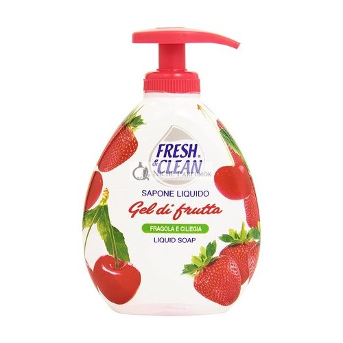 Fresh & Clean Strawberry Cherry Liquid Soap 300ml