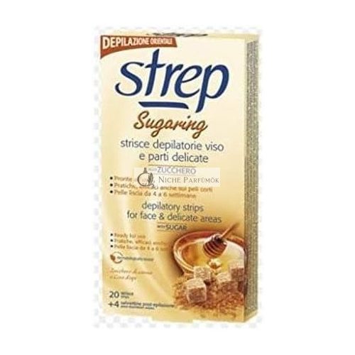 Sugaring Sugar Hair Removal Strips for Face 20 Strips