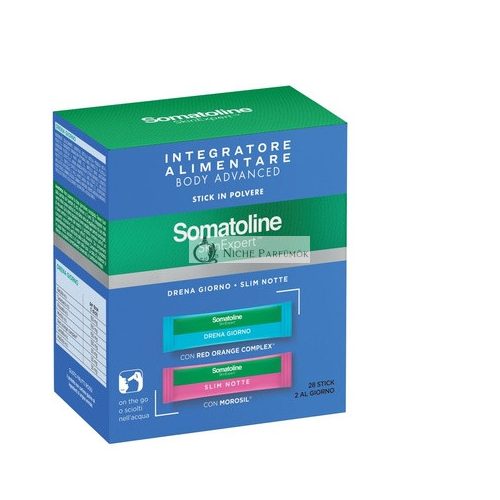 Somatoline Skin Expert Body Advanced Stick Drena Giorno Stick Slim Notte Sachet Scrub 70g