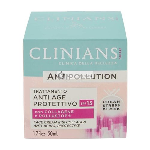 Clinians Anti-Pollution Cream with Age Protection 50ml