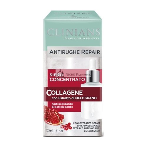 Clinians Anti-Wrinkle Repair Serum with Colalgene and Pomegranate Extract 30ml