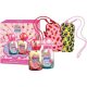 Bon Bons Malica Set of 2 Sweet Candy and Cherry Kiss Fragrances with Cell Phone Holder