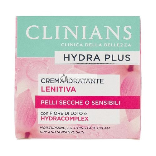 Clinians Hydra Plus Moisturizing Cream For Dry Or Sensitive Skin 50 Ml