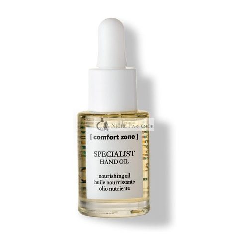 Comfort Zone Specialist Nourishing Hand Oil 15ml Bottle - Nourishing Softening for Nails Cuticles and Skin Fast Absorbing with Drop Applicator Suitable for Vegans Natural Ingredients