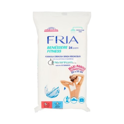 Fria Wellbeing Fitness Refreshing Effect Cleansing Action - 24 Pieces