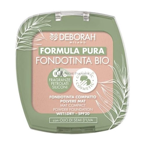 Deborah Pure Formula Organic Compact Powder Foundation 03