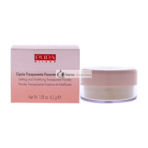 Pupa First Me 001 Translucent 4.5g Face Powder Clear Fixative