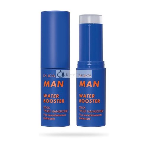 Pupa Man Water Booster 13ml Stick Post Hangover Face Instantly Refreshed