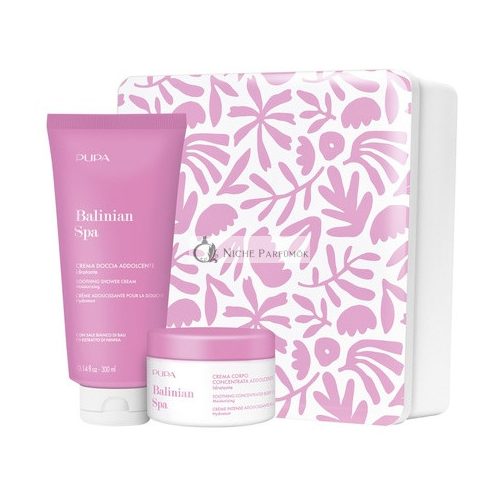 Pupa Balinian Spa Kit 1 With Concentrated Softening Body Cream 150ml And Shower Cream 300ml