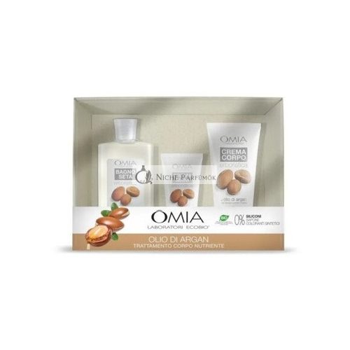 Omia Laboratoires Ovetto Kit Argan Oil Bathroom Silk 400ml and Body Lotion 200ml