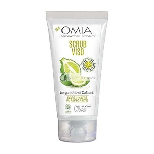 Omia Laboratori Ecobio Omia Scrub Face Exfoliating Anti-Imperfections With Essential Oil Of Bergamot From Calabria, 75 Ml