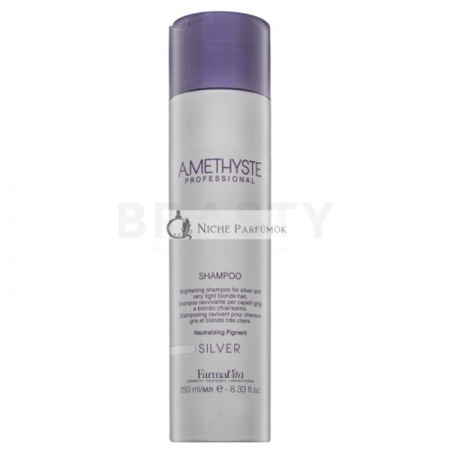 Amethyste Professional Silver Shampoo neutralizáló sampon platinaszőke és ősz hajra 250 ml