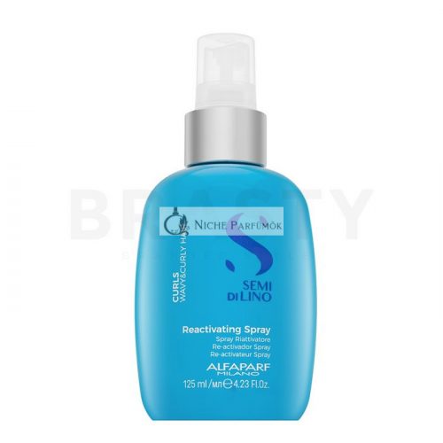 Alfaparf Milano Semi Di Lino Curls Reactivating Spray hajformázó spray fényes hullámos és göndör hajért 125 ml