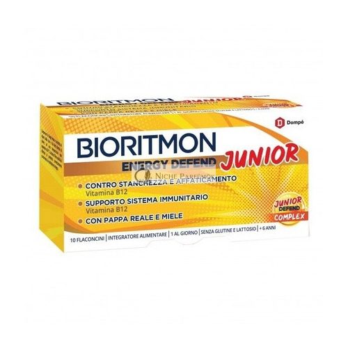 BIORITMON ENERGY DEFEND JUNIOR Dompé 10 Vials