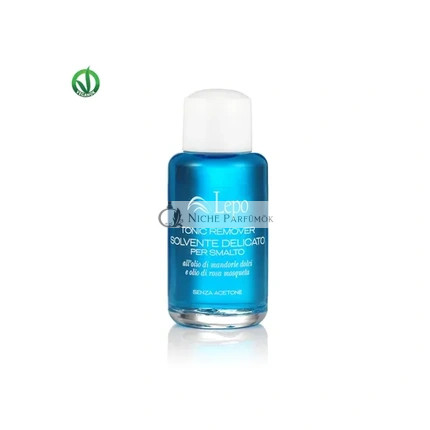 Lepo Cosmetici Lepo Tonic Remover - Gentle Nail Polish Remover With Sweet Almond Oil And Rosehip Oil, 50 Ml