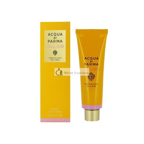 Acqua Di Parma Rosa Nobile Velvety Hand Cream 30ml Moisturizer for Dry Hands