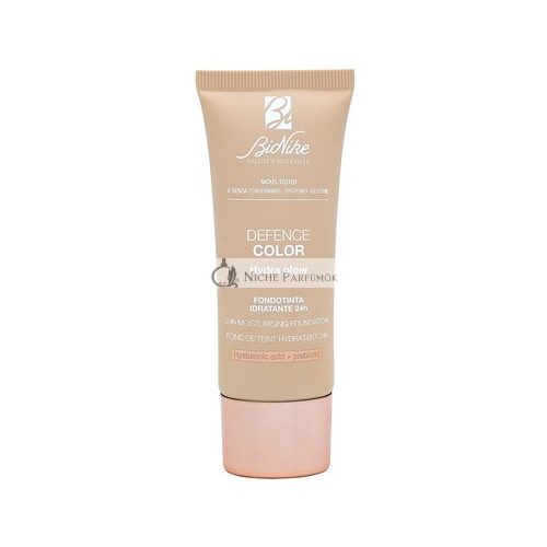 BioNike Defence Color Foundation Hydra Glow Moisturizing 24h 30ml - Shade 102 Creams