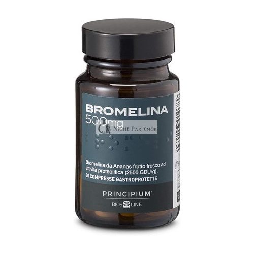 Biosline Principium Bromelain Dietary Supplement 30 Tablets