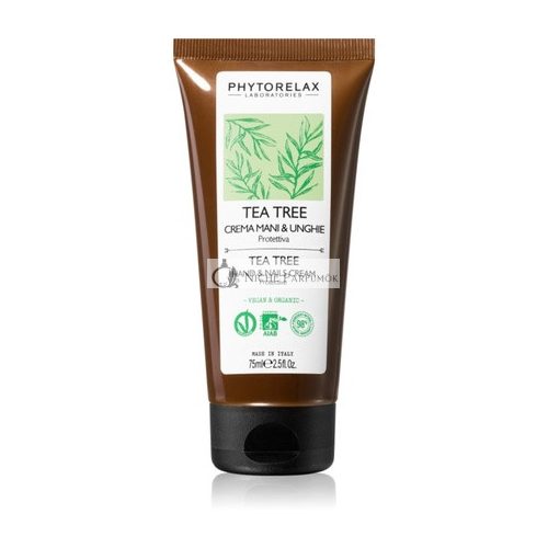 Phytorelax Laboratories Tea Tree Hand and Nail Emollient Cream - 75 ml