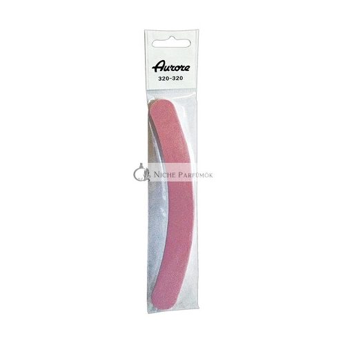 Aurore Professional Pink Banana Nail File for Manicure/Pedicure with Double-Sided Abrasive