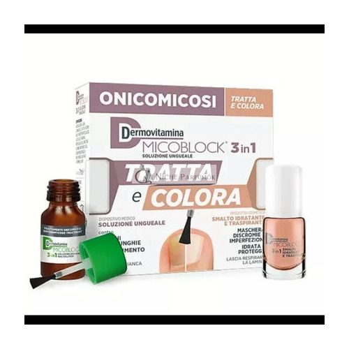 Dermovitamina Micoblock Treat and Color 3in1 Nail Solution 12ml