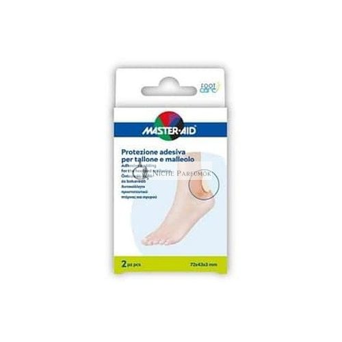 Master-Aid Foot Care Adhesive Protection for Heel and Ankle 2 Protectors