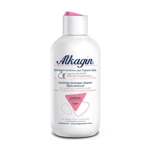 Alkagin Soothing Cleanser for Intimate Hygiene with Mallow, Lime and Calendula