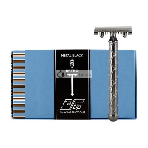 FATIP Double Edge Safety Razor Retro M/L Cromato Nero 100g