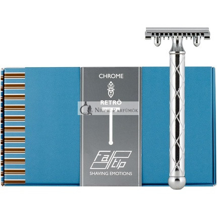 FaTip Silver Chrome Double Edge Safety Razor