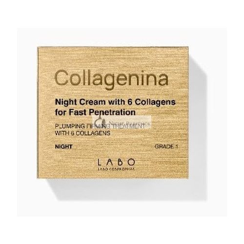 Collagenina Face Night Cream Grade 1 with 6 Collagens for Fast Absorption 50ml