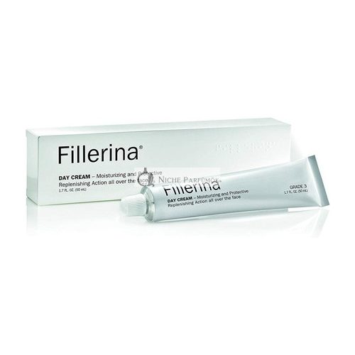 Fillerina Day Cream SPF 15 Moisturizing and Protective Filler Action All Over the Face Grade 3 50ml