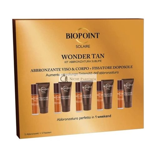 Biopoint Solaire Wonder Tan Face and Body Tanning Set with Aftersun