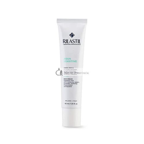 Rilastil Aqua Sensitive Eye Contour Gel Moisturizing Anti-Bags Anti-Dark Circles for All Skin Types 15ml