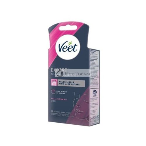 Veet Expert Depilatory Strips for Normal Skin 12 Strips