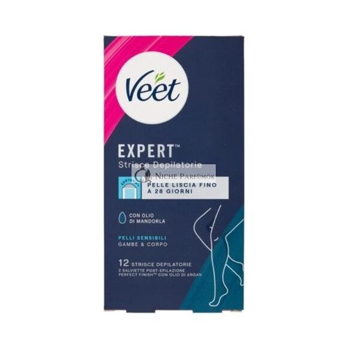 Veet Expert Depilatory Strips for Sensitive Skin