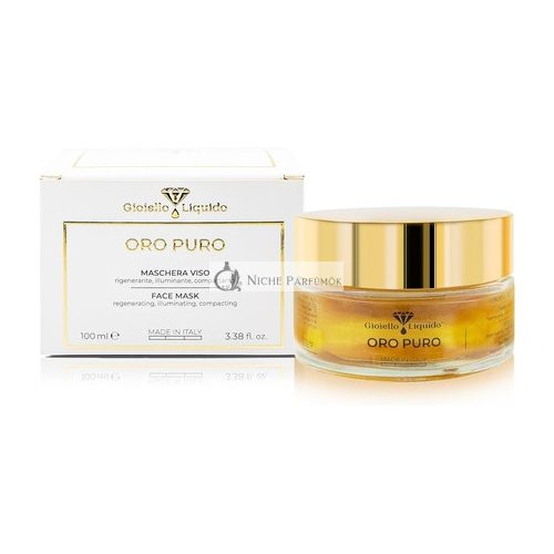 Face Mask with Pure Hyaluronic Acid and Colloidal Gold Regenerates Face Cells and Collagen For All Skin Types 100ml