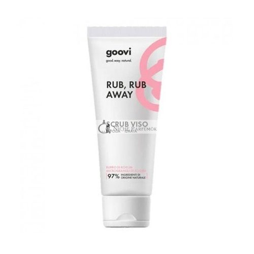 GOOVI RUB RUB AWAY Face Scrub Moisturizing with Cocoa Butter and Cottonseed Oil 75ml