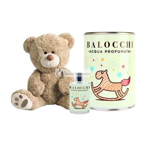 Balocchi Baby Scented Water Set 100ml with Tobia Bear