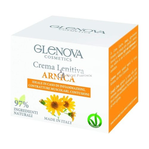 GLENOVA Cosmetics Calming Arnica Cream Ideal for Inflammation, Muscle Tension, and Bruising