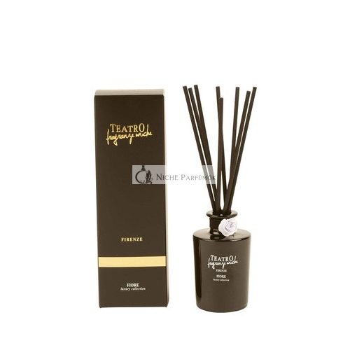 Teatro Fragranze Uniche Firenze Luxury Collection Fiore Home Fragrance 100ml with Sticks Made in Italy