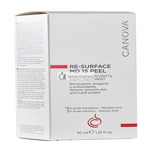 Canova Resurface MD15 Peel Night Antioxidant Treatment 30ml