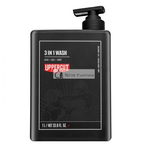 Uppercut Deluxe 3in1 Wash sampon hajra és testre 1000 ml