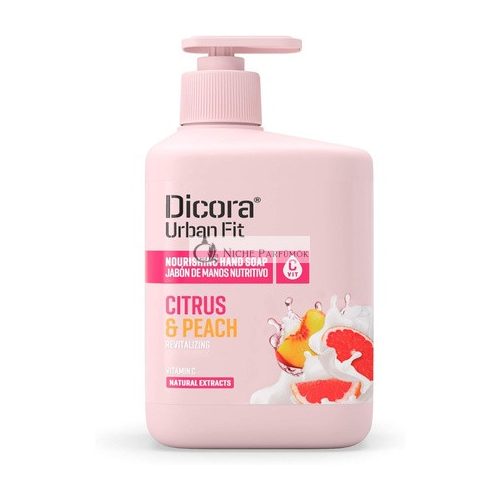 Dicora Urban Fit Lemon & Peach Liquid Hand Soap 500ml