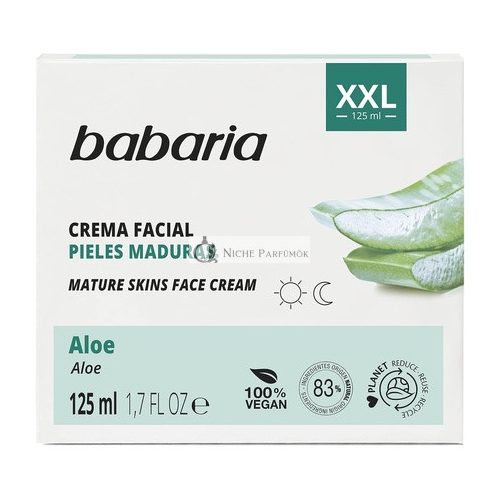 Babaria XXL Aloe Vera Facial Cream for Mature Skin