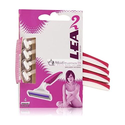 Lea Women Premium 2 Blade Disposable Razor for Smooth Shave