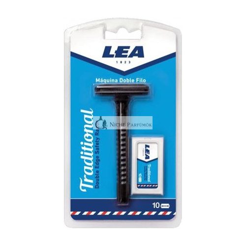 Lea Traditional Razor and 10 Refills 100g