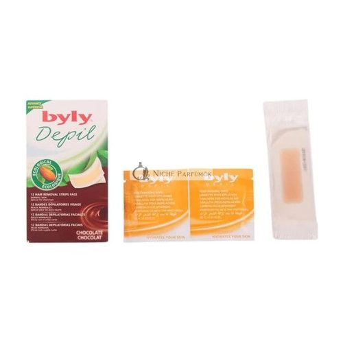 Byly Depil Facial Strips Chocolate 12 Units