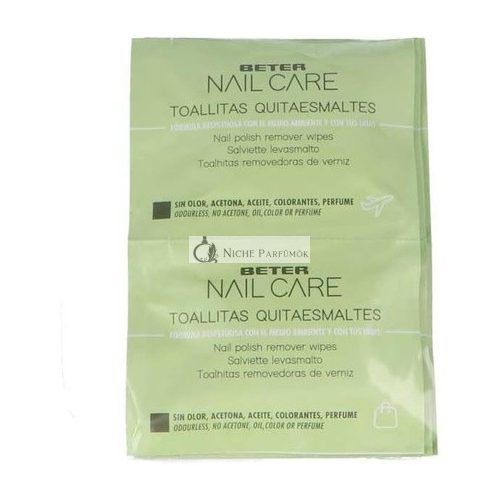 Beter Nail Polish Remover Wipe 10 Black Standard