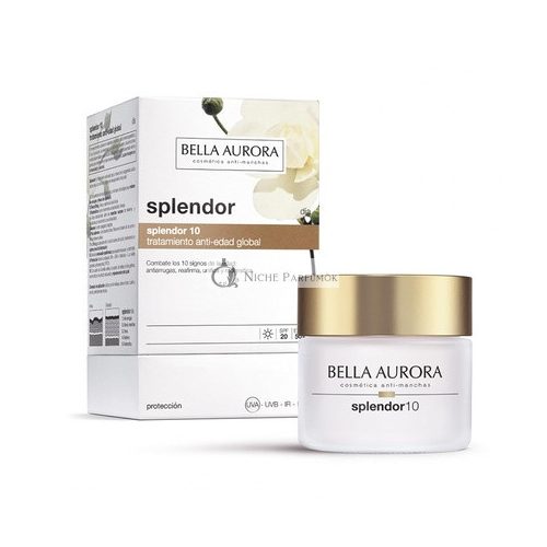 Bella Aurora Anti Aging Cream 50ml - Splendor 10 Formula for Noticeably Younger and Firmer Skin